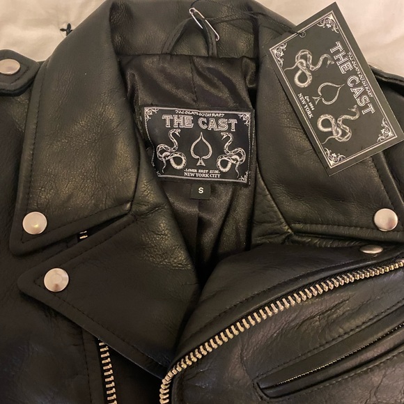 BRAND NEW never used The cast premium leather jacket. - Picture 4 of 4